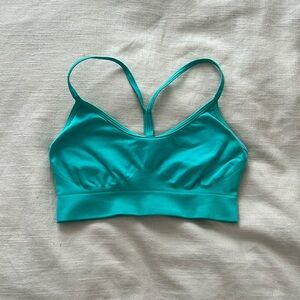 Sweat Seamless Sports Bra | Gymshark | Paradise Blue | Medium